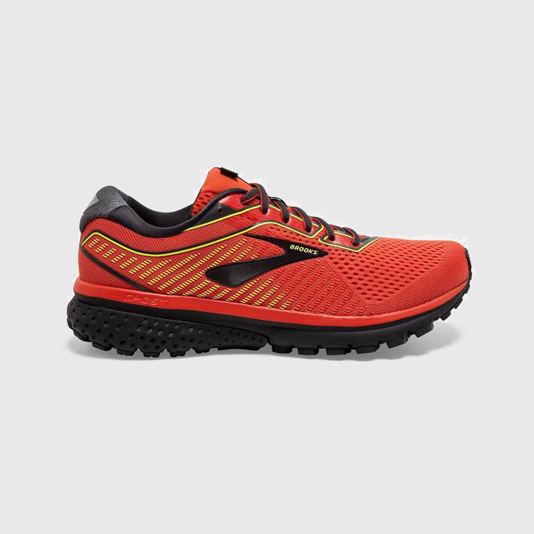 Brooks Ghost 12 Israel - Men's Road Running Shoes - Red (75813-AFTO)